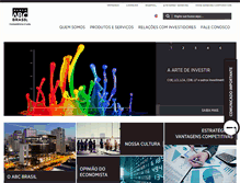 Tablet Screenshot of abcbrasil.com.br
